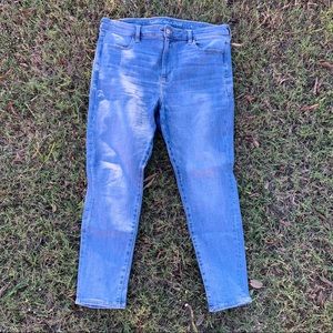 American eagle super high waisted jeans